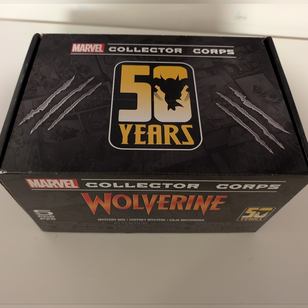 Marvel | Wolverine 50 Years Collector Box - Black and Gold